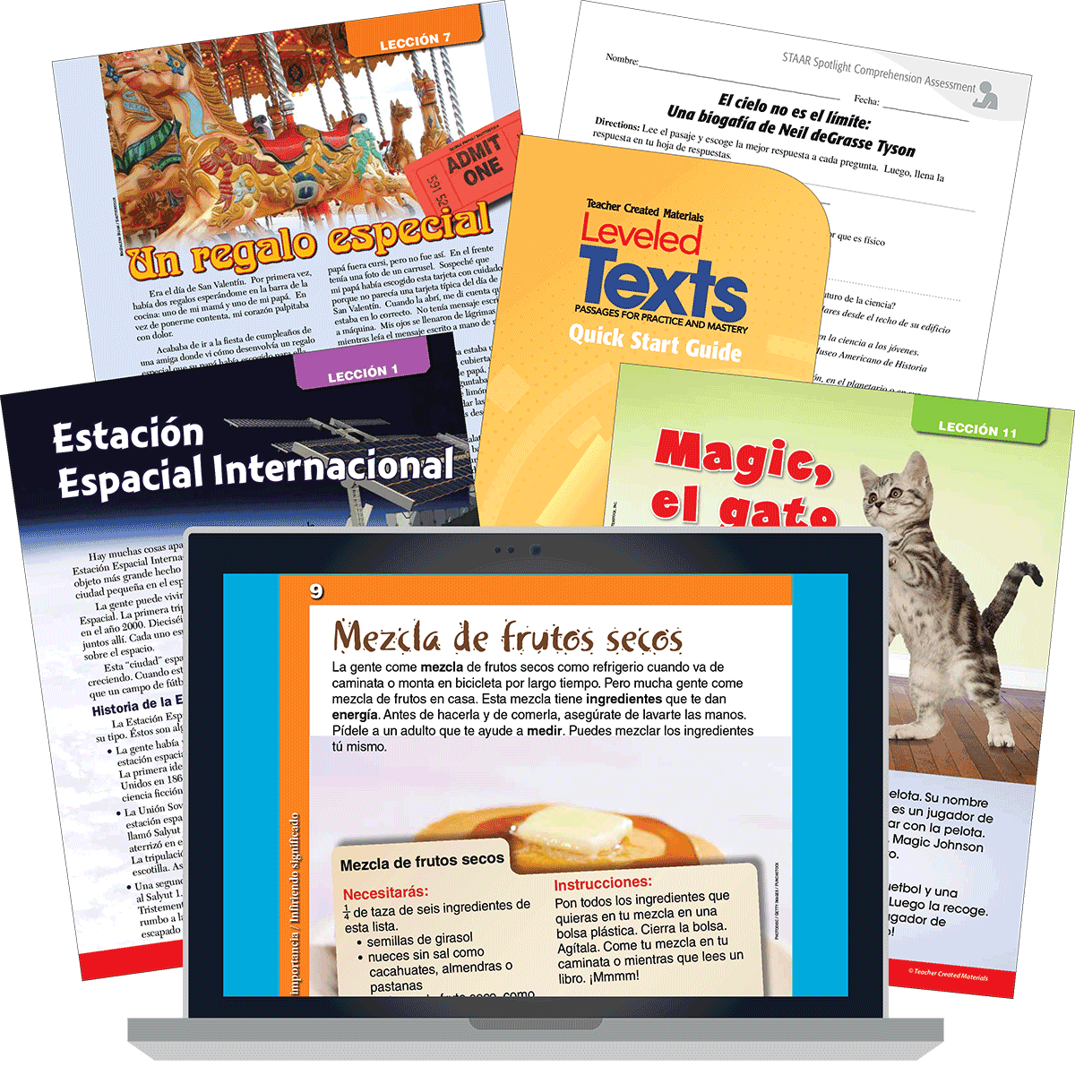 TCM Leveled Texts, K-5 (Spanish)