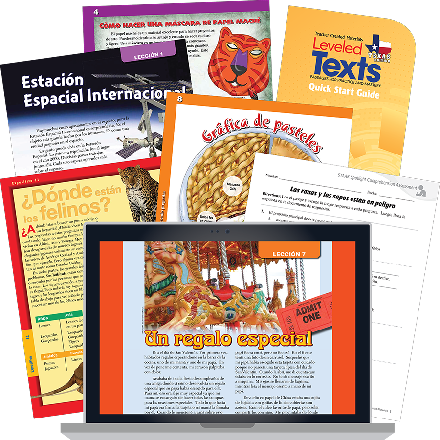 TCM Leveled Texts, K-2 (Texas Edition) (Spanish)