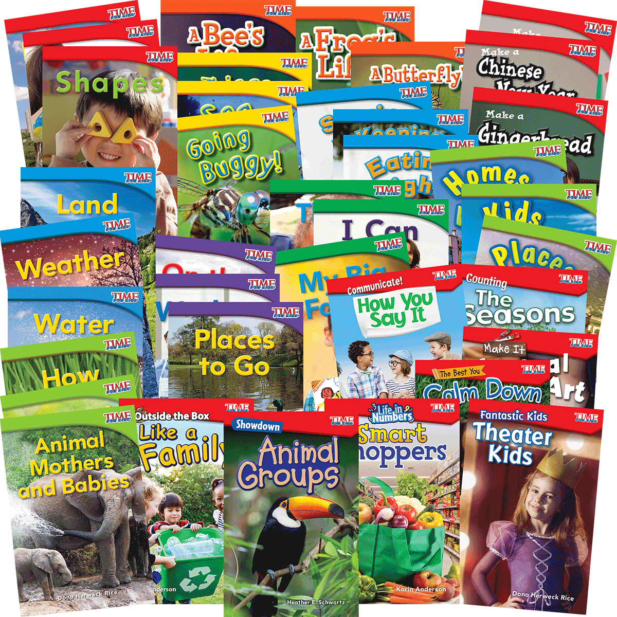 Nonfiction Readers Grade 1 6-Pack Collection (38 Titles, 228 Readers