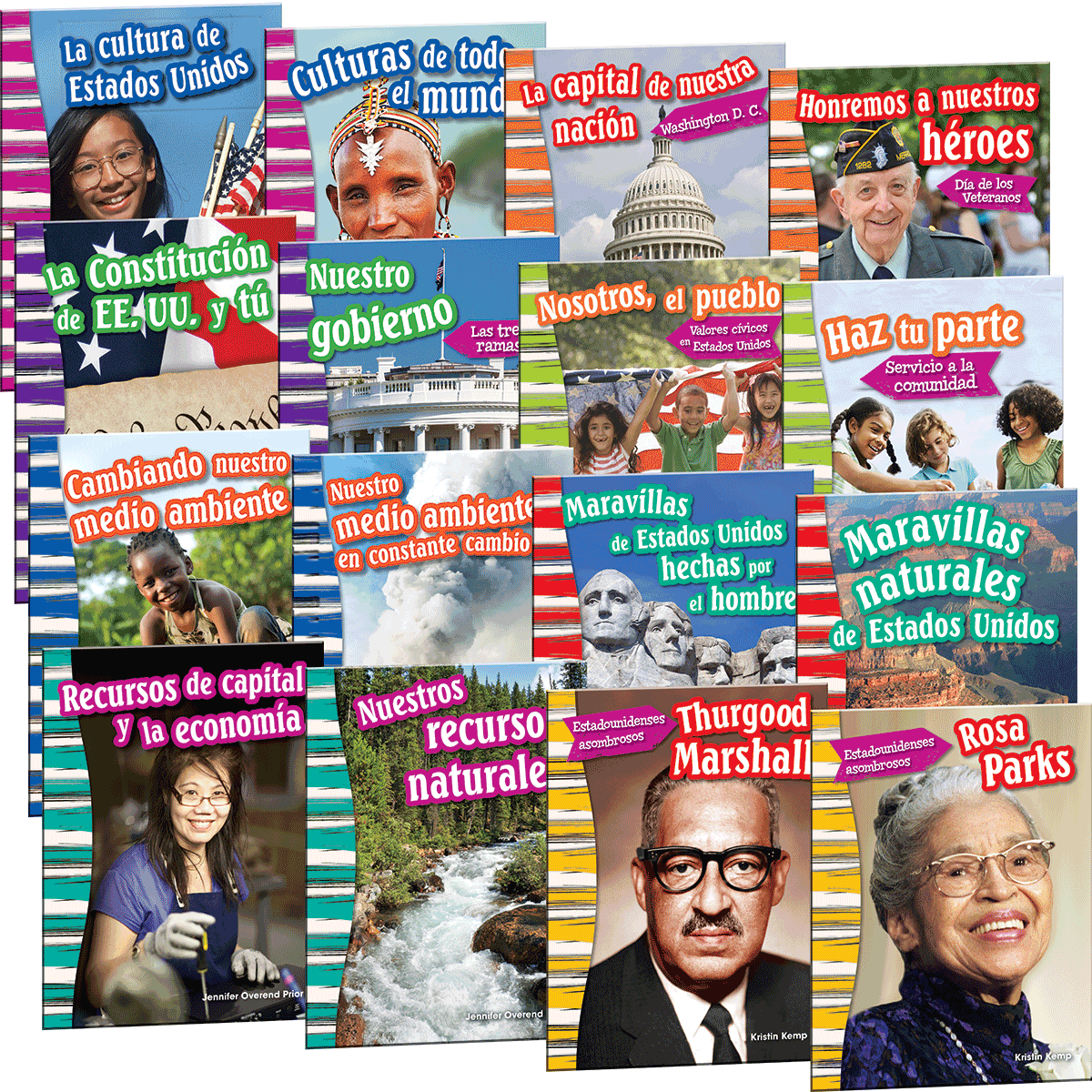 Primary Source Readers Grade 3 Spanish 6-Pack Collections (16 Titles, 96 Readers)