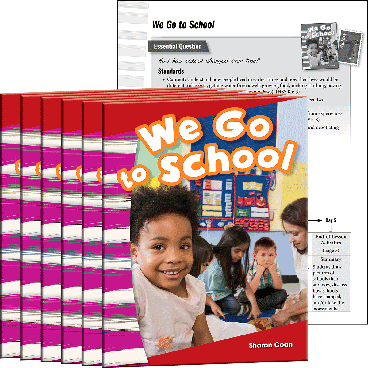 We Go to School 6-Pack for California