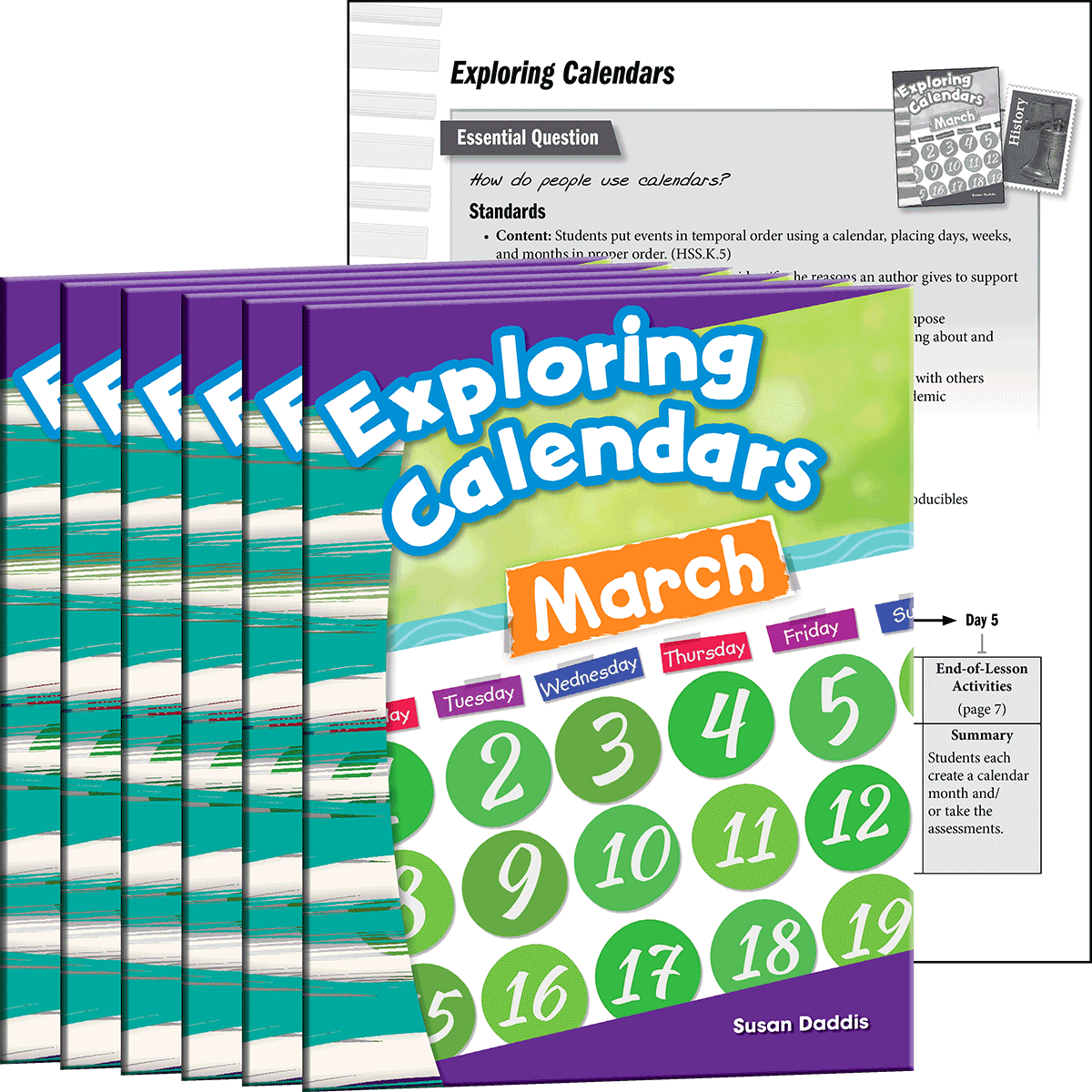 Exploring Calendars 6-Pack for California