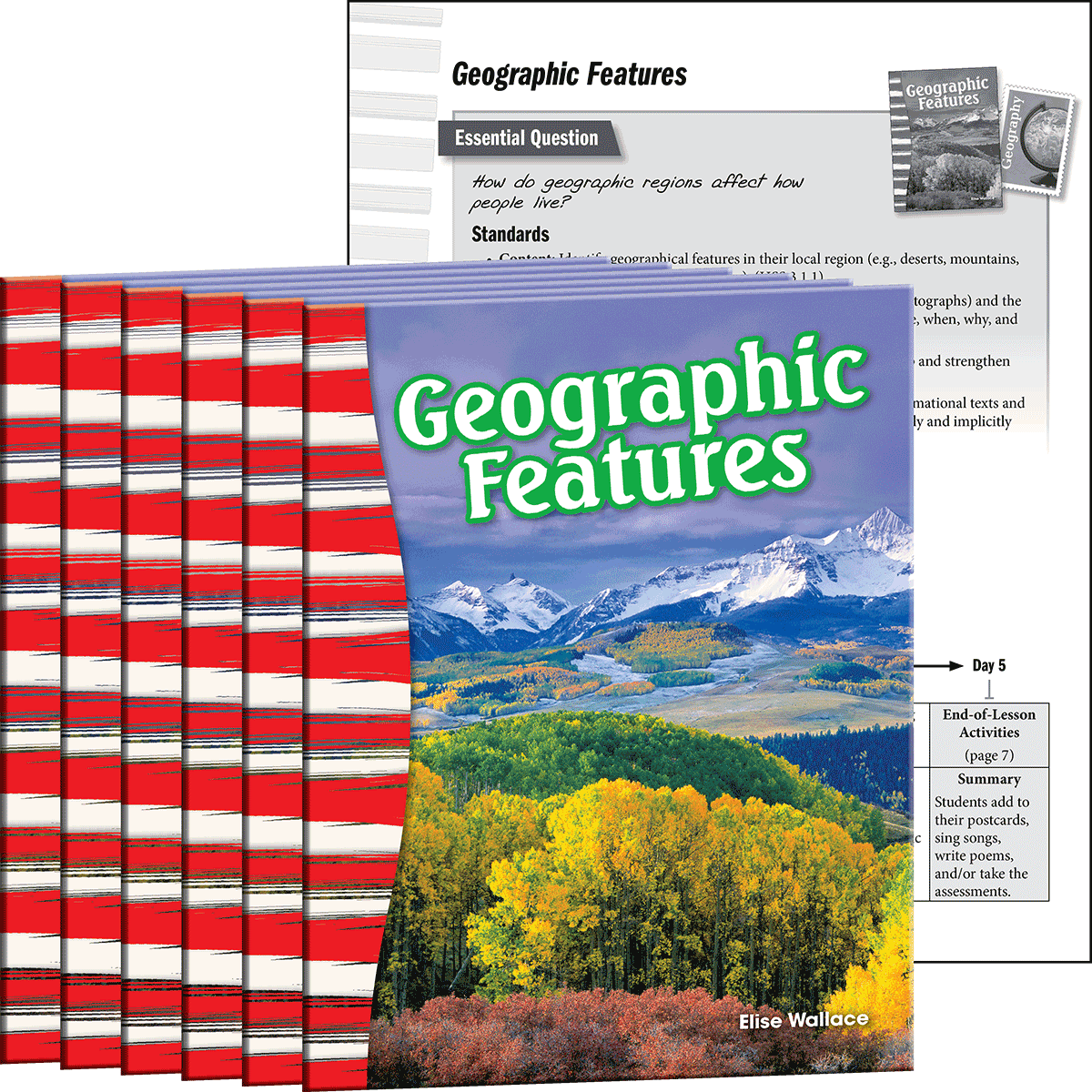 Geographic Features 6-Pack for California
