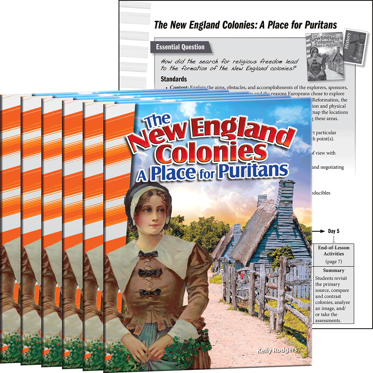 The New England Colonies: A Place for Puritans 6-Pack for California