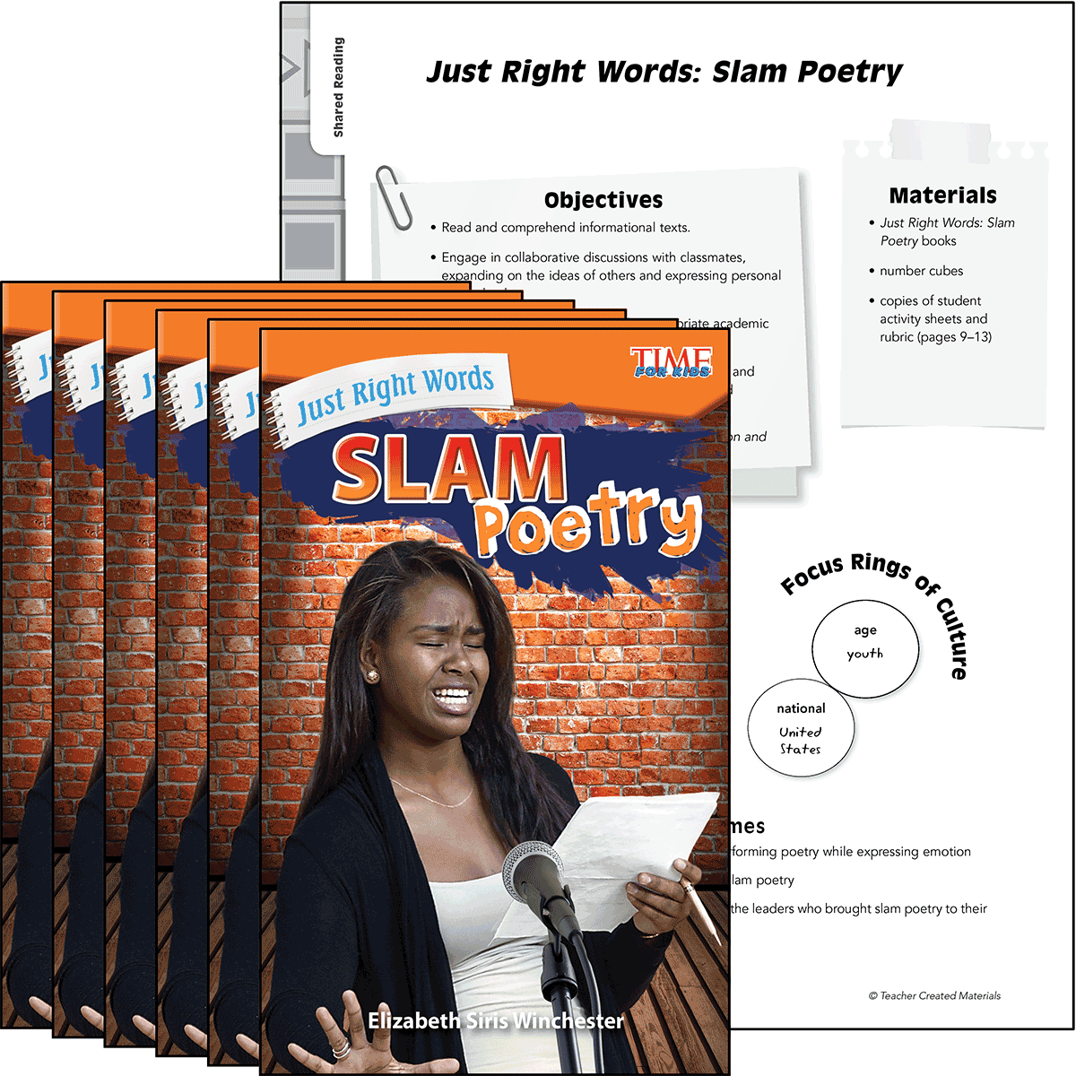 Just Right Words: Slam Poetry CART 6-Pack