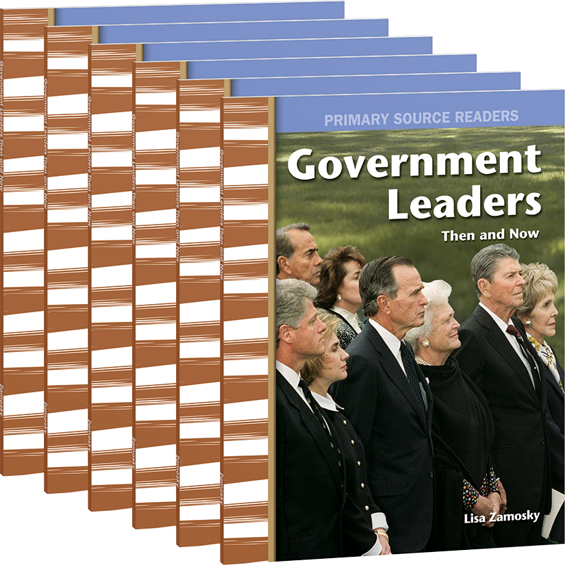 Government Leaders Then and Now 6-Pack