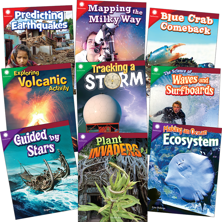 Smithsonian Informational Text: The Natural World Grades 3-5: 9-Book Set