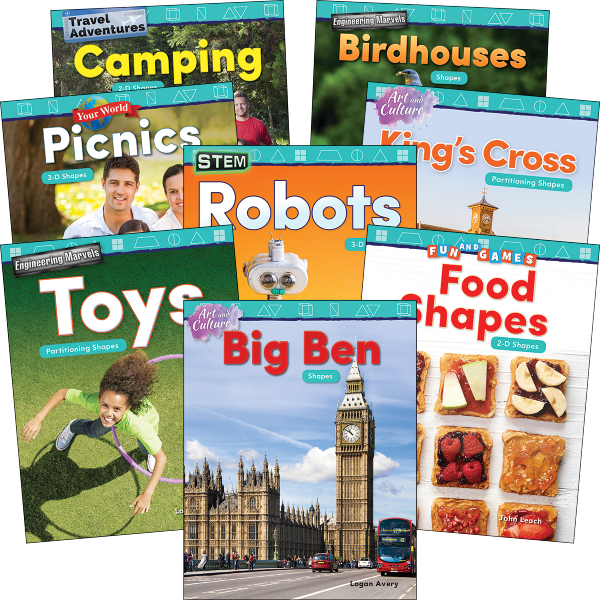 Geometry: Grades K-1 (8-Book Set)