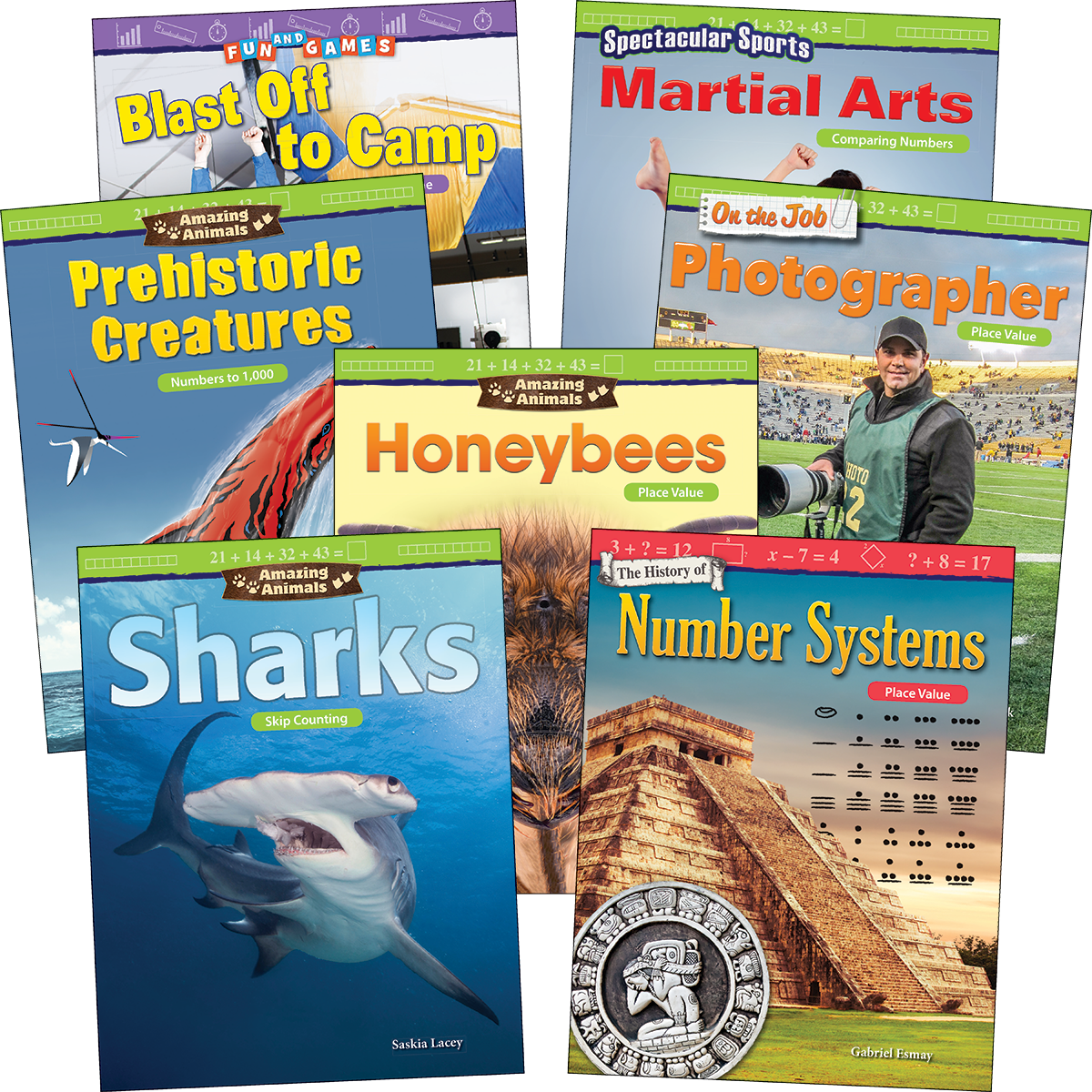 Place Value: Grades 2-3 (7-Book Set)