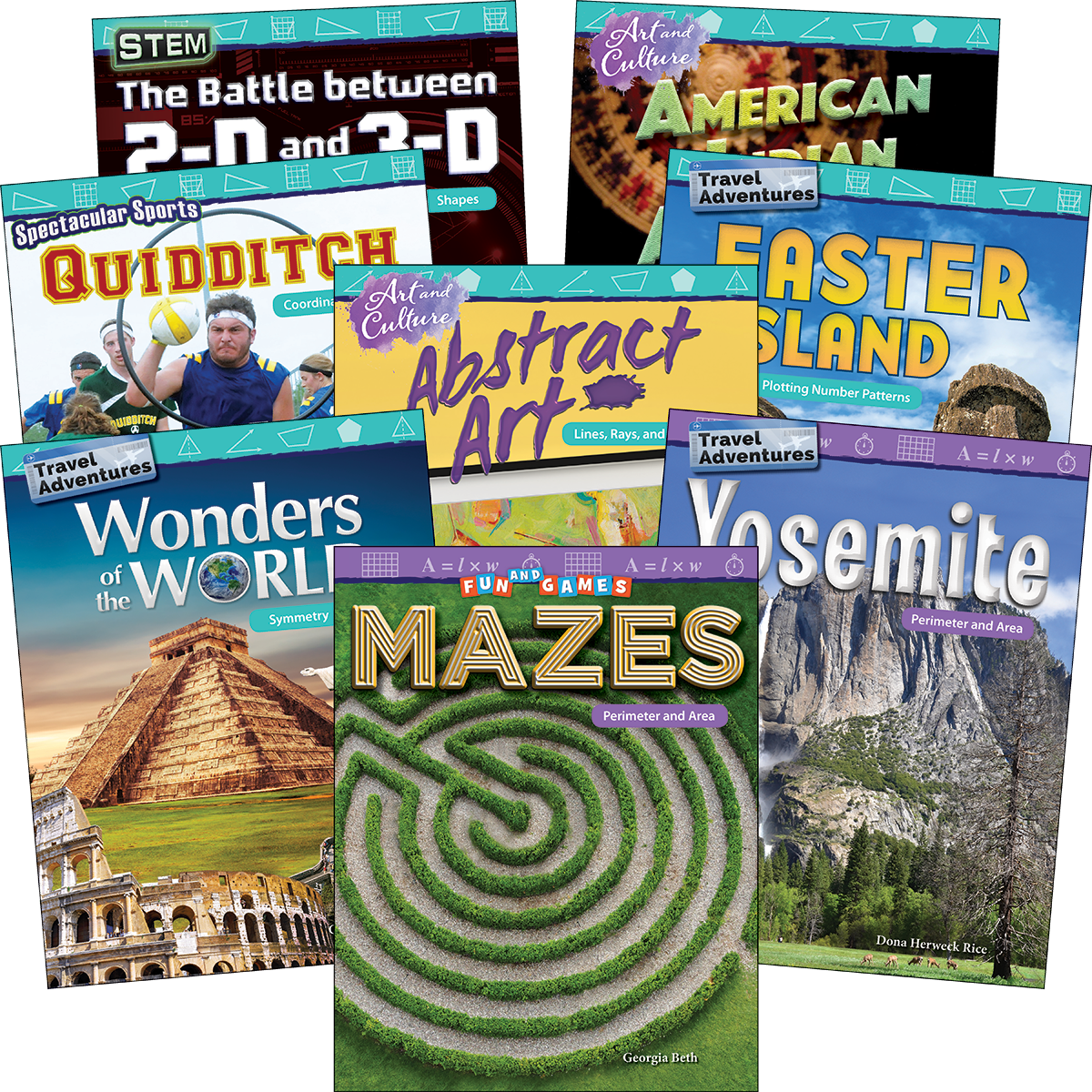 Geometry: Grades 4-5 (8-Book Set)