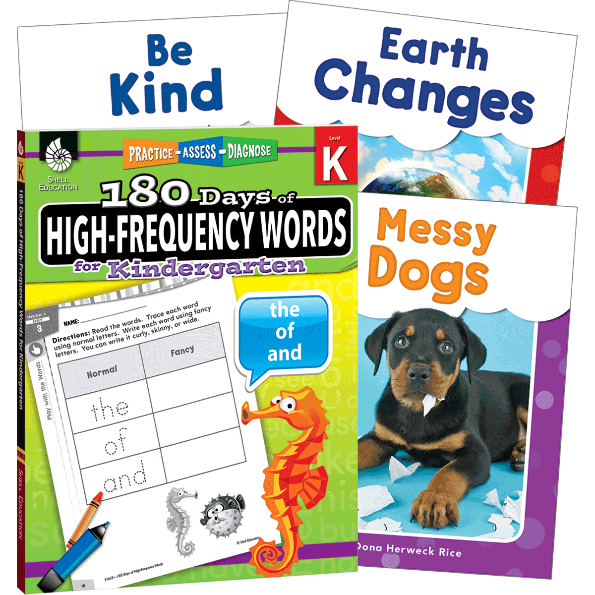 Learn-at-Home: High-Frequency Words Bundle Grade K: 4-Book Set