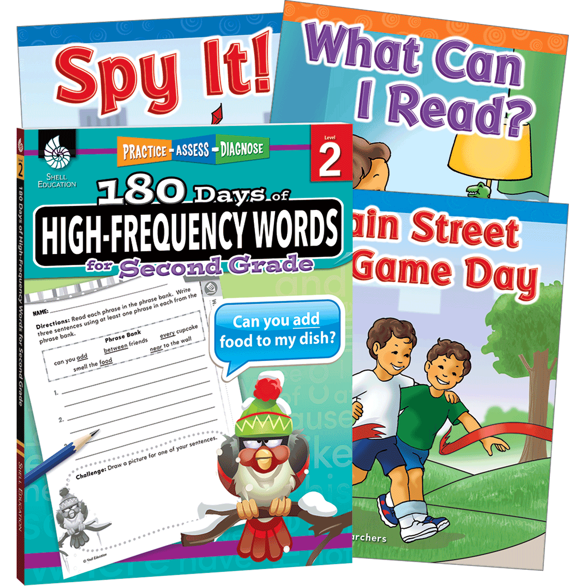 Learn-at-Home: High-Frequency Words Bundle Grade 2: 4-Book Set
