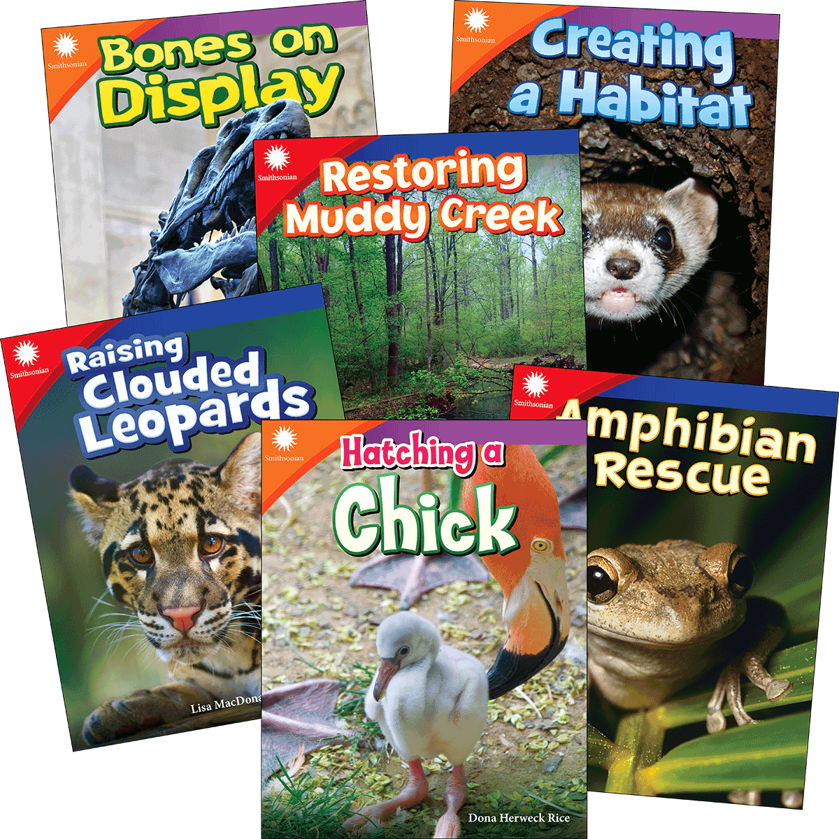 Smithsonian Informational Text: Animals Grades 2-3: 6-Book Set