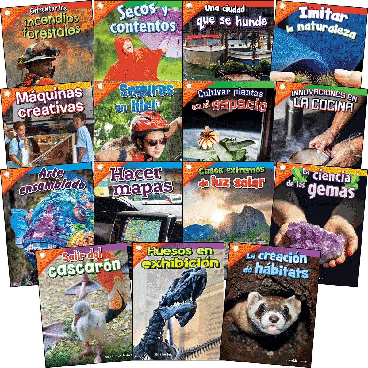 STEAM Readers Grade 2 6-Pack Spanish Collection (15 Titles, 90 Readers)