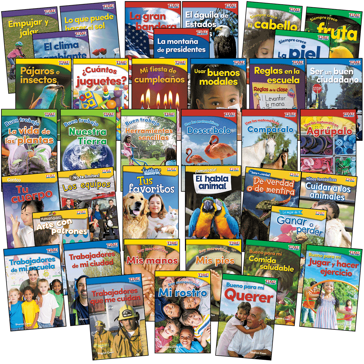Nonfiction Readers Grade K Spanish 6-Pack Collection (38 Titles, 228 Readers)
