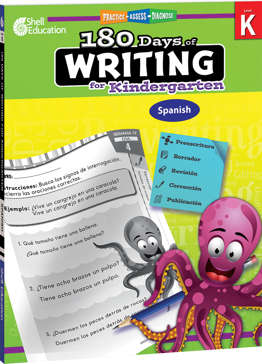 180 Days™: Writing for Kindergarten (Spanish) ebook