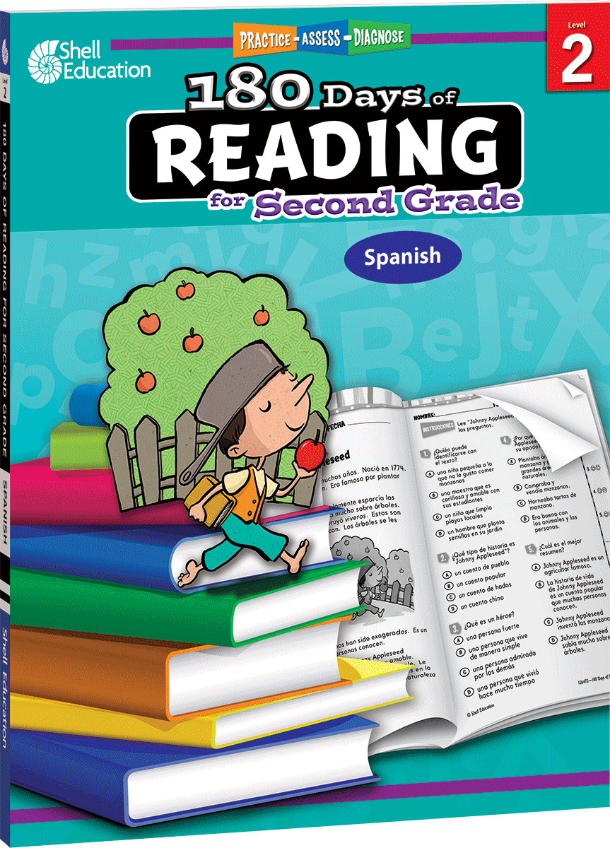 180 Days®: Reading for Second Grade (Spanish)