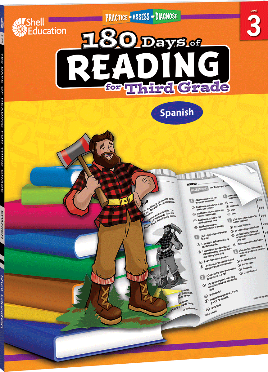 180 Days®: Reading for Third Grade (Spanish)