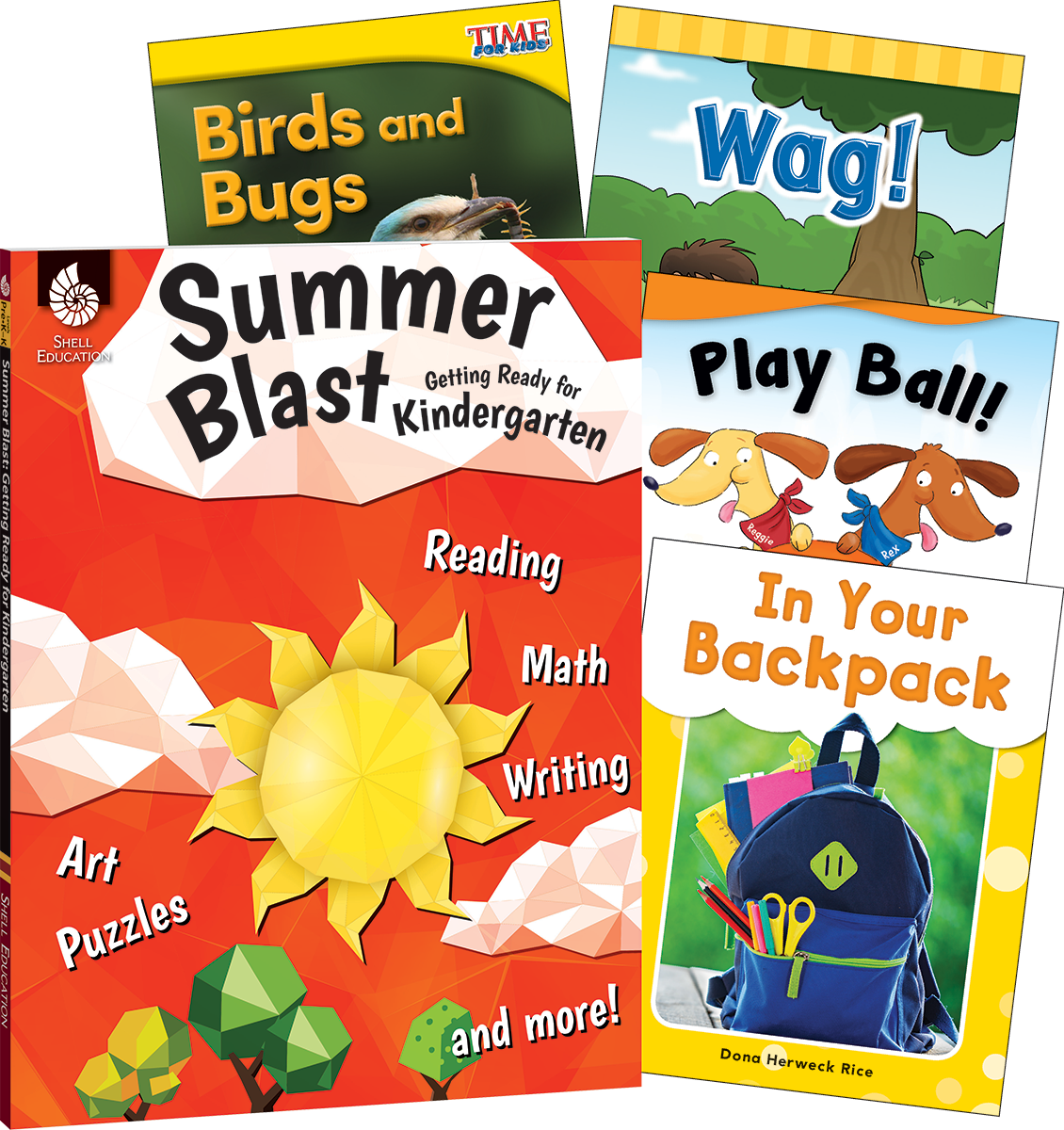 Learn-at-Home: Summer Reading Bundle Grade K: 5-Book Set