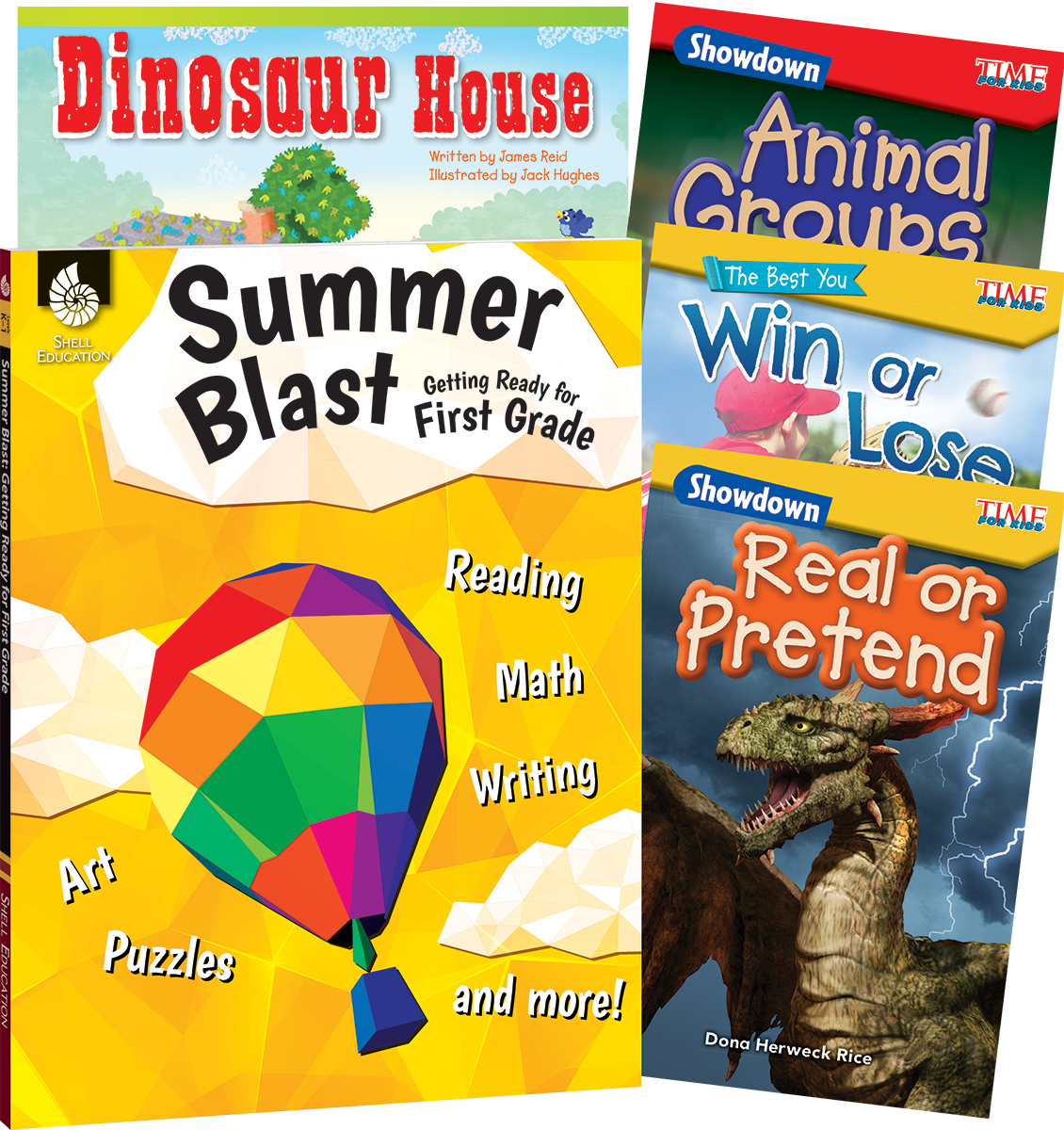 Learn-at-Home: Summer Reading Bundle Grade 1: 5-Book Set
