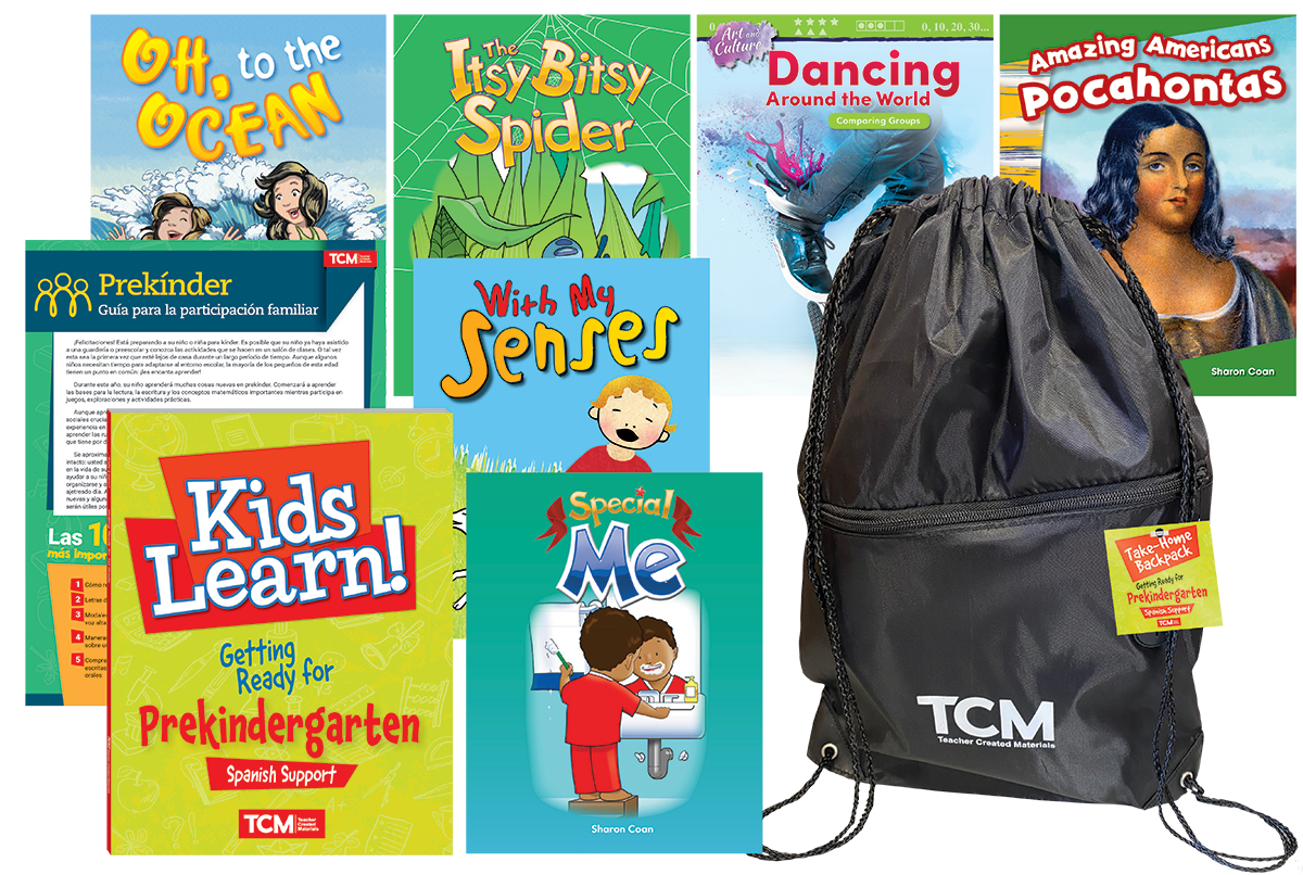 Take-Home Backpack: Getting Ready for Prekindergarten (Spanish Support)