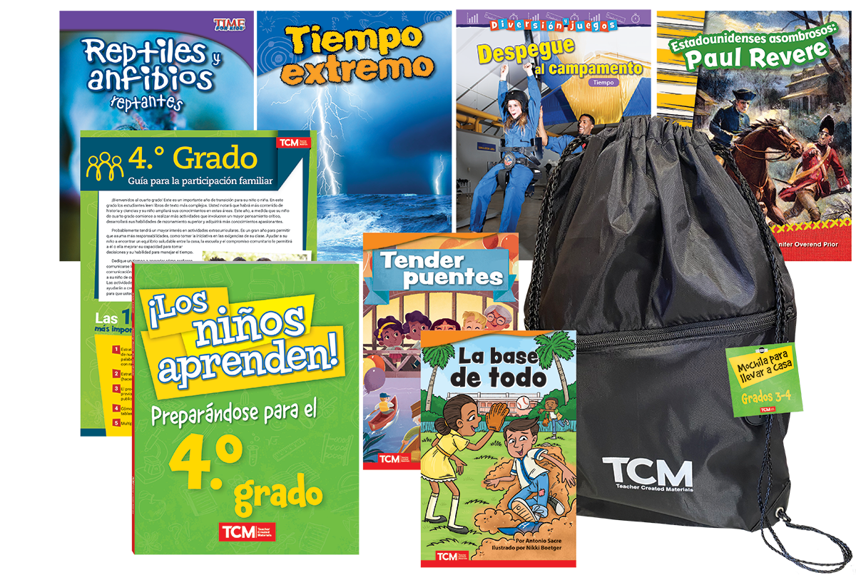 Mochila para llevar a casa: grados 3–4