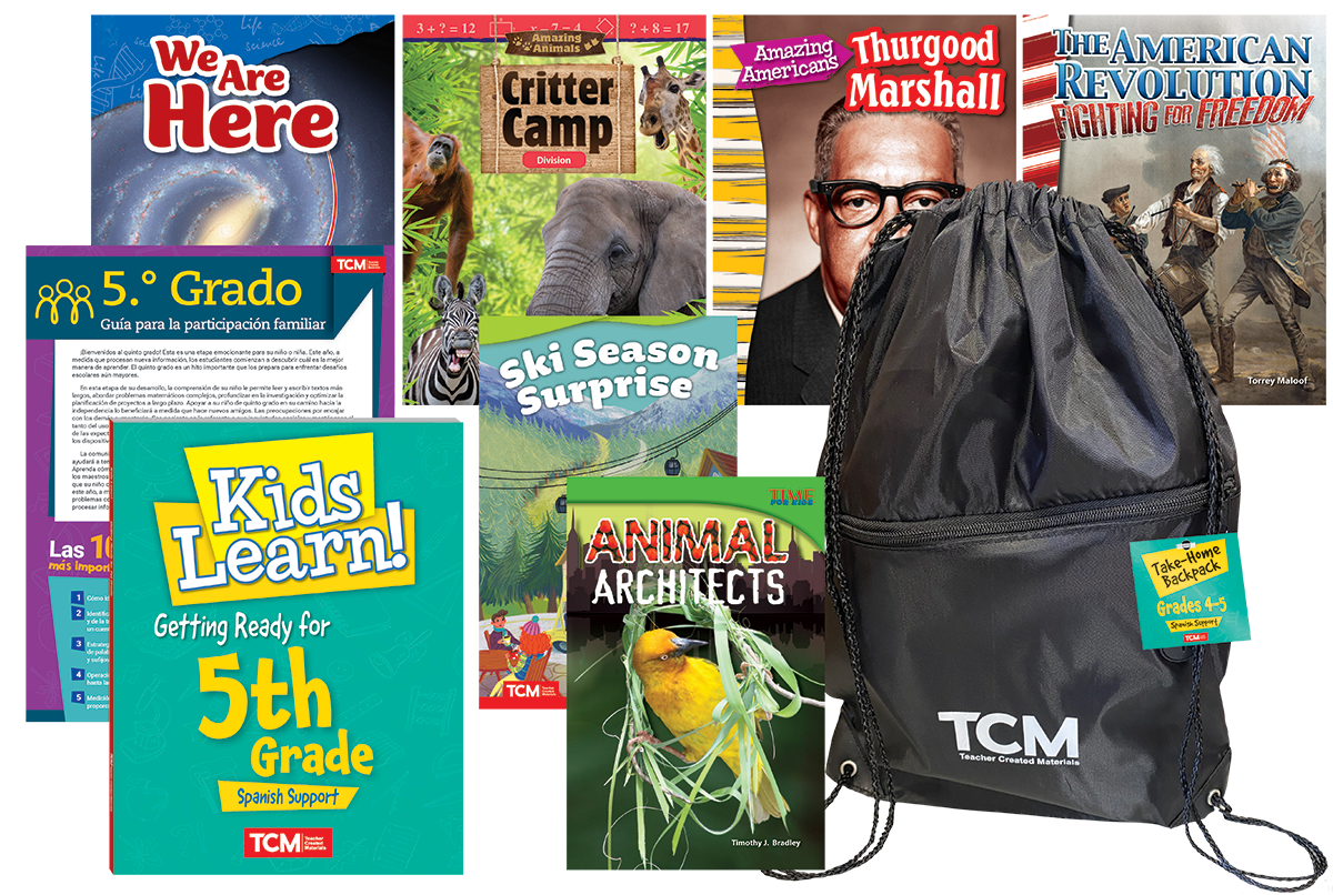 Take-Home Backpack: Grades 4–5 (Spanish Support)