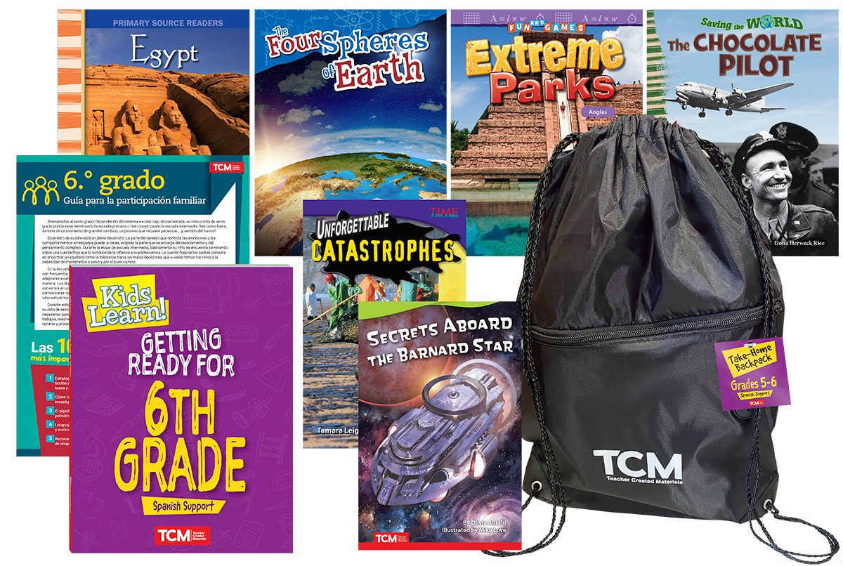 Take-Home Backpack: Grades 5–6 (Spanish Support)