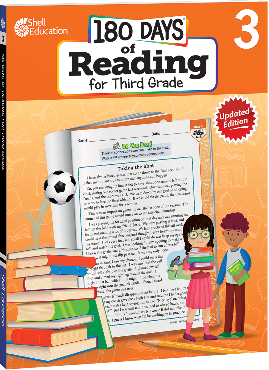 180 Days®: Reading for Third Grade, 2nd Edition