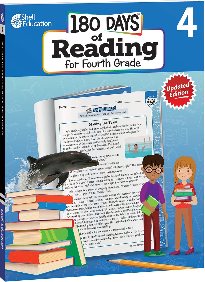 180 Days®: Reading for Fourth Grade, 2nd Edition