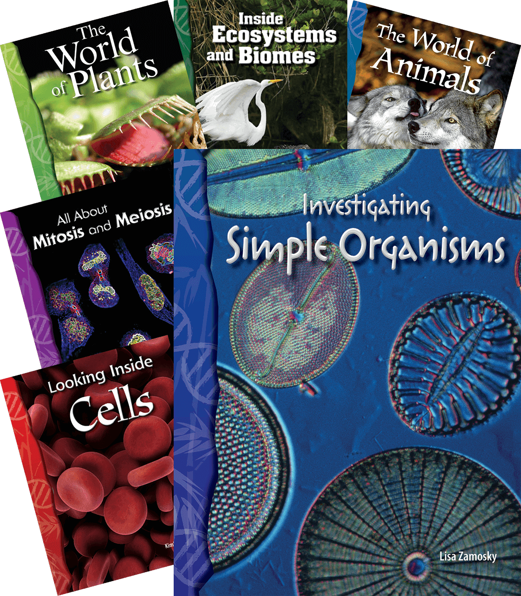 Life Science 8-Book Set, Grades 6-8