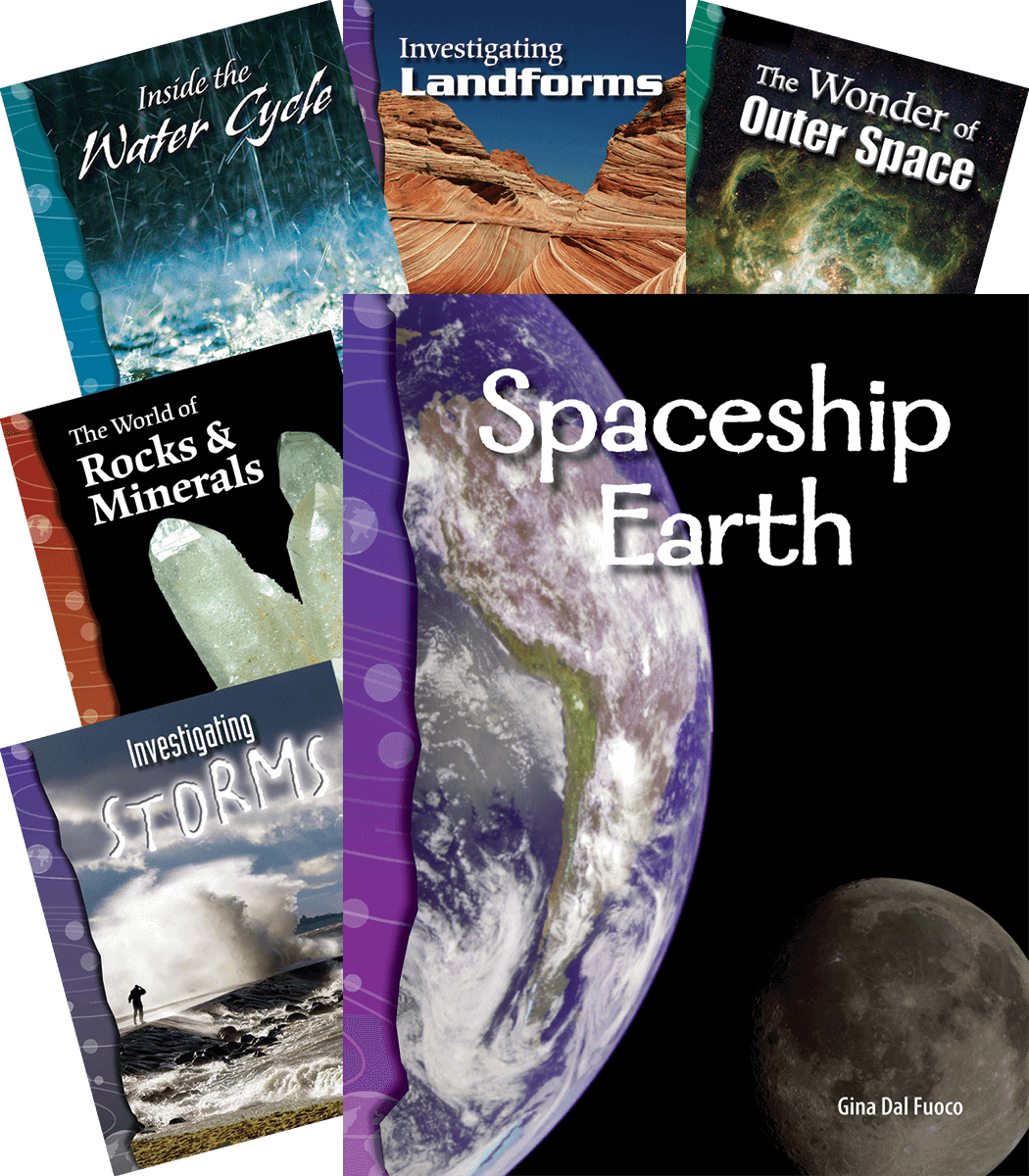Earth & Space Science 8-Book Set, Grades 6-8