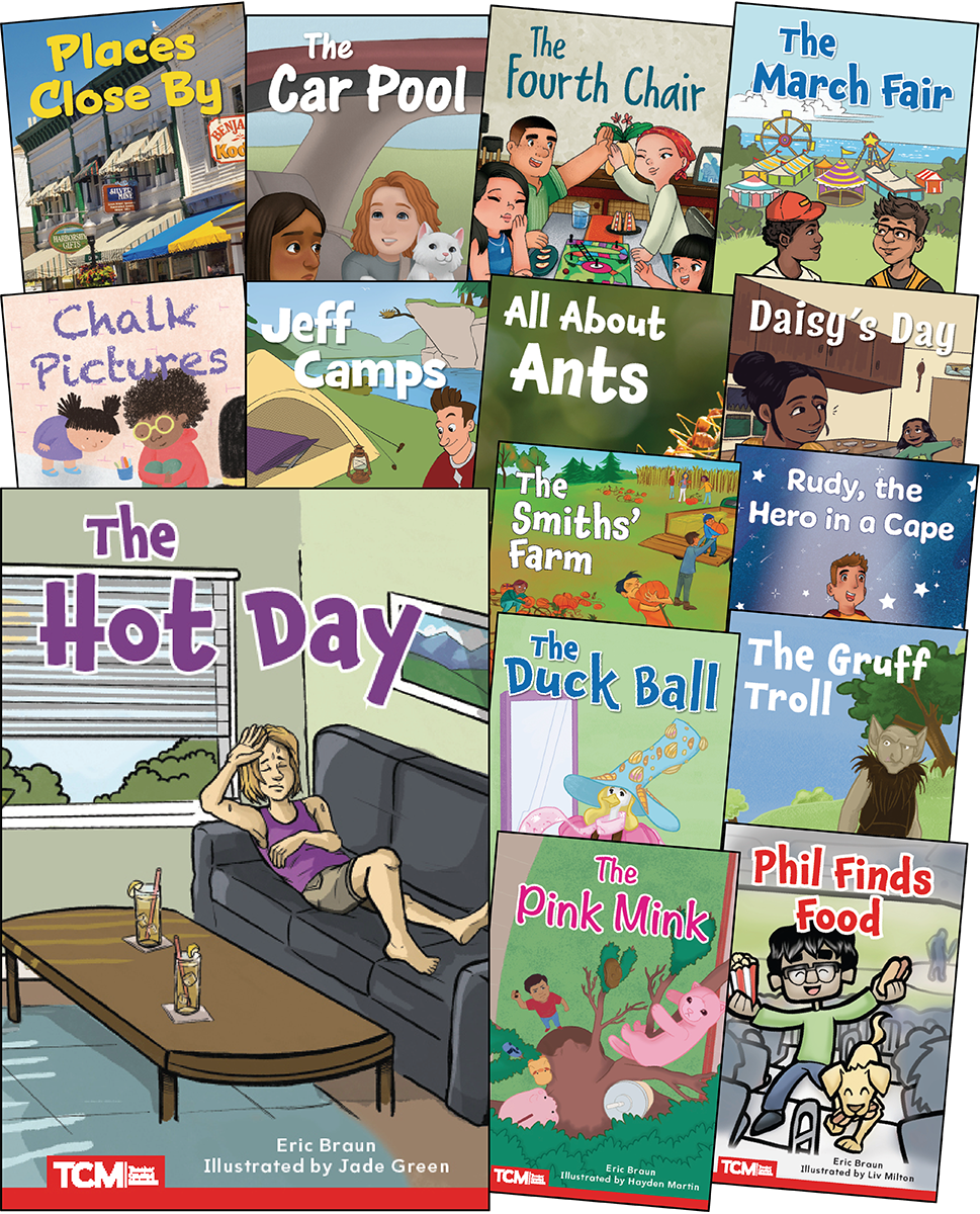 Decodable Books Grade 2 Set 1: 15-Book Set