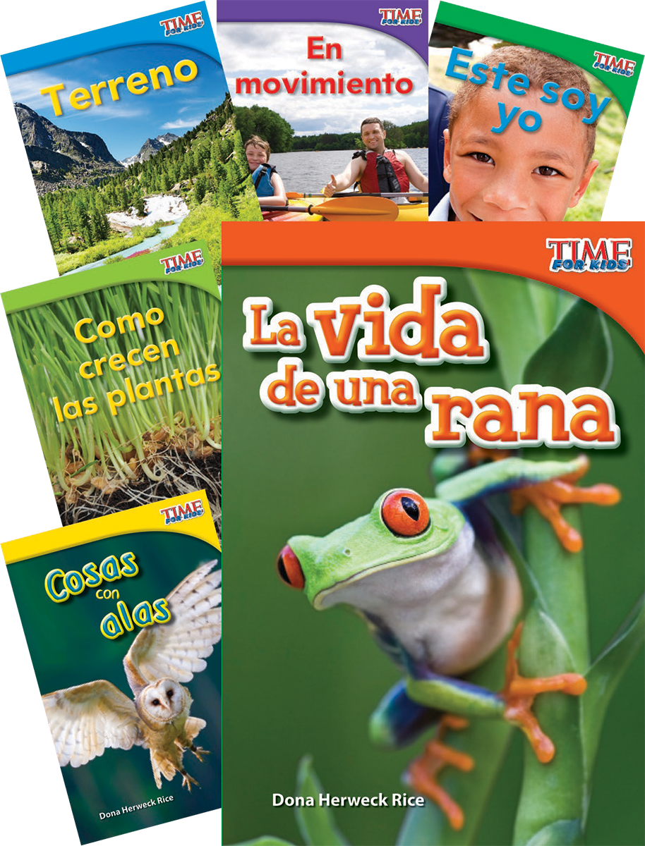 TIME FOR KIDS® Informational Text Grade 1 Spanish Readers Set 1 10-Book Set