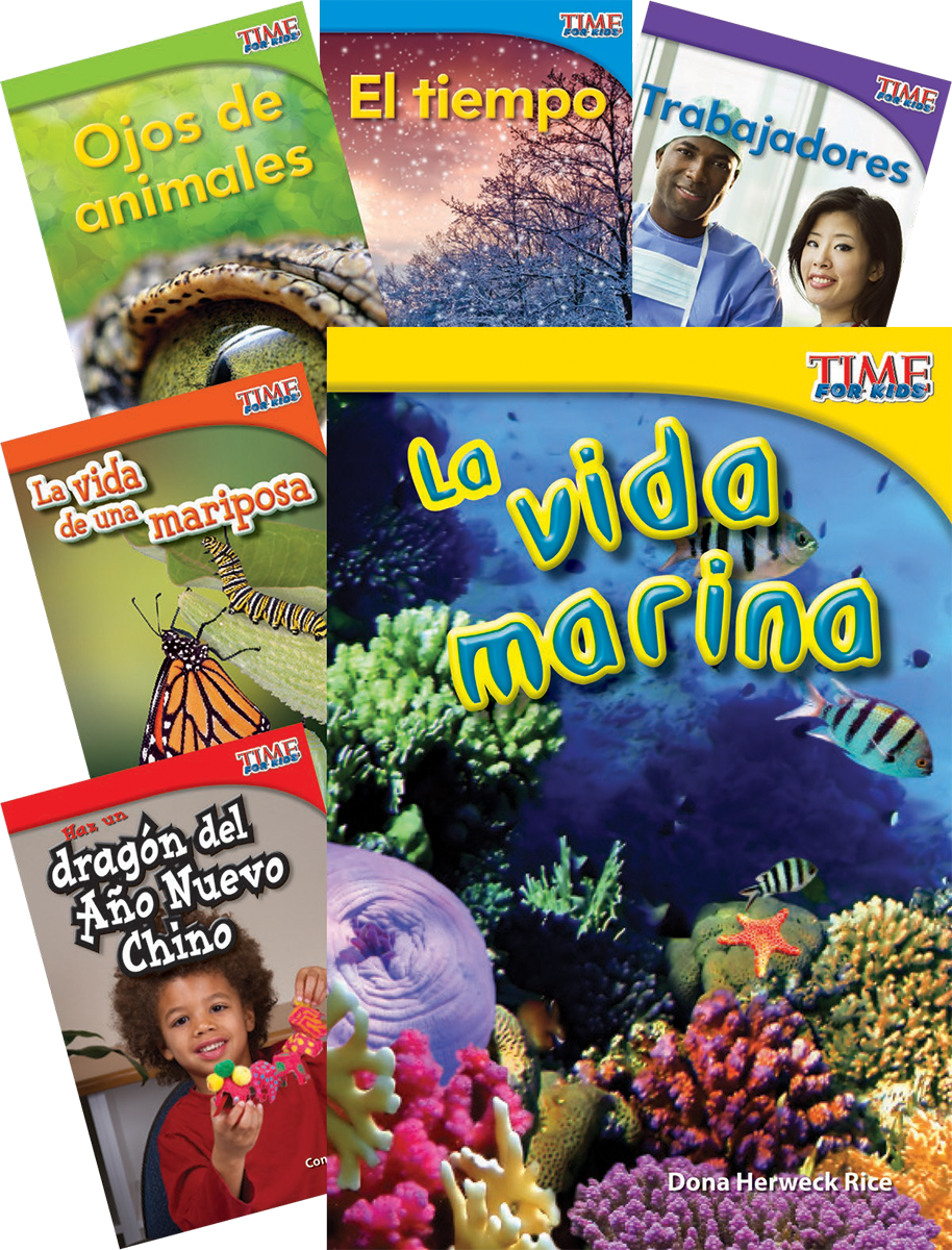 TIME FOR KIDS® Informational Text Grade 1 Spanish Readers Set 2 10-Book Set
