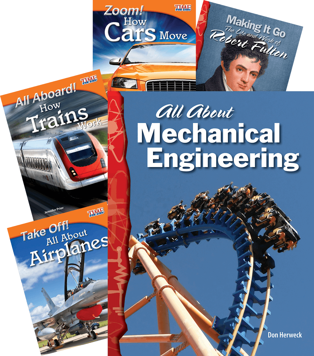 Mechanical Engineering 5-Book Set, Grades 3-5