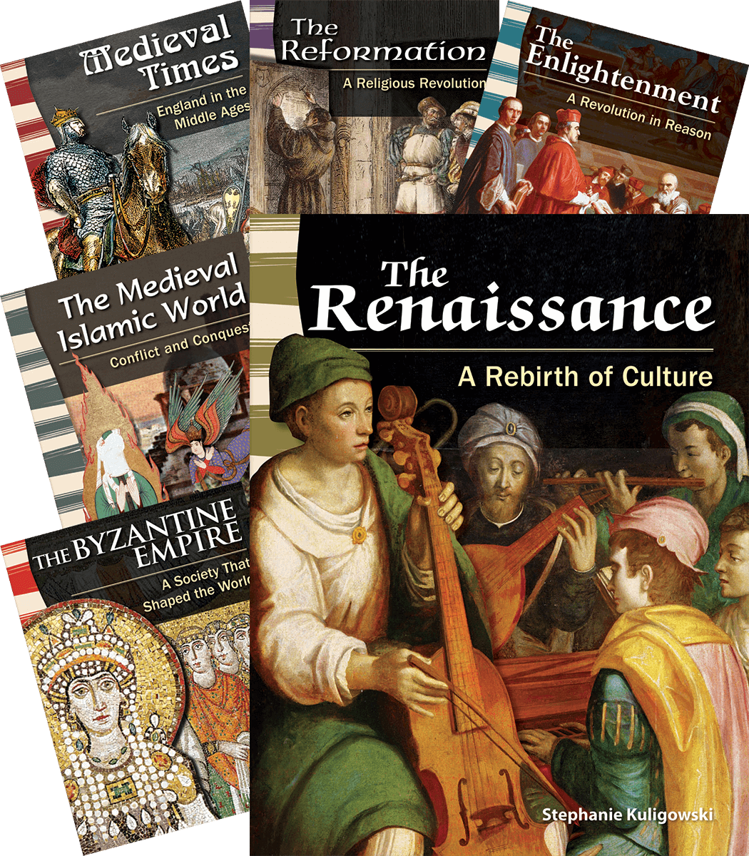 World History Eras and Events 8-Book Set, Grades 6-8