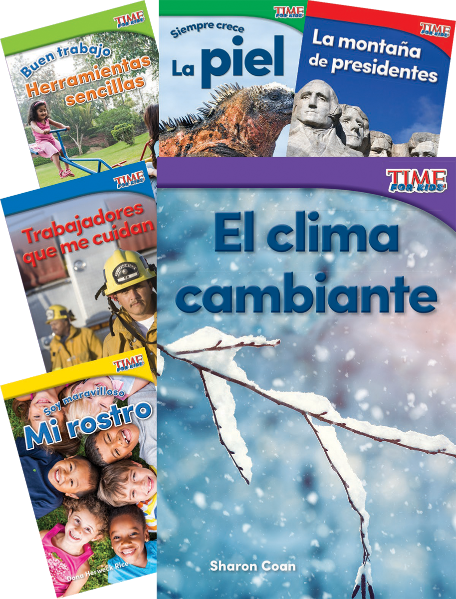 TIME FOR KIDS® Informational Text Grade K Spanish Readers Set 3 10-Book Set