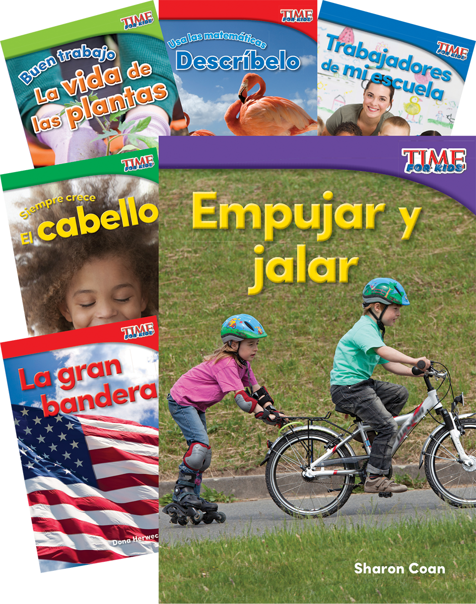 TIME FOR KIDS® Informational Text Grade K Spanish Readers Set 1 10-Book Set