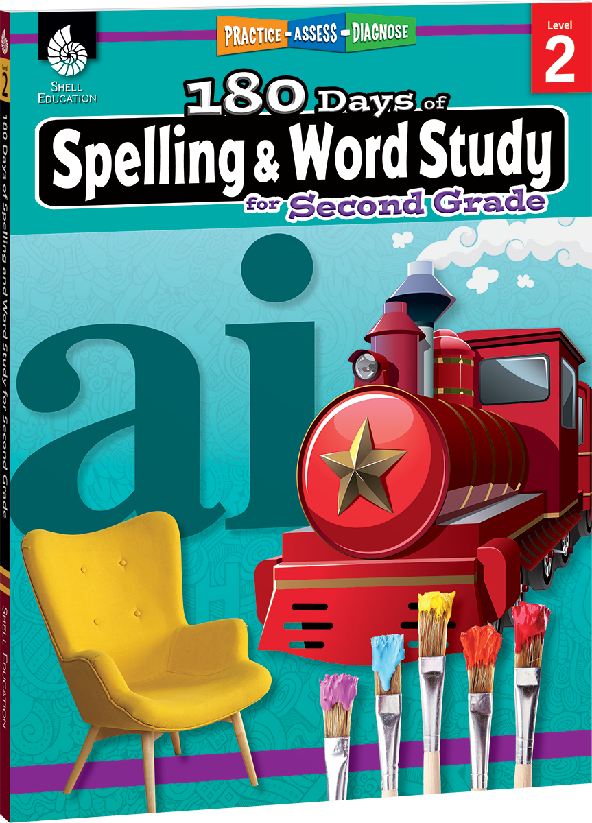 180 Days™: Spelling and Word Study for Second Grade