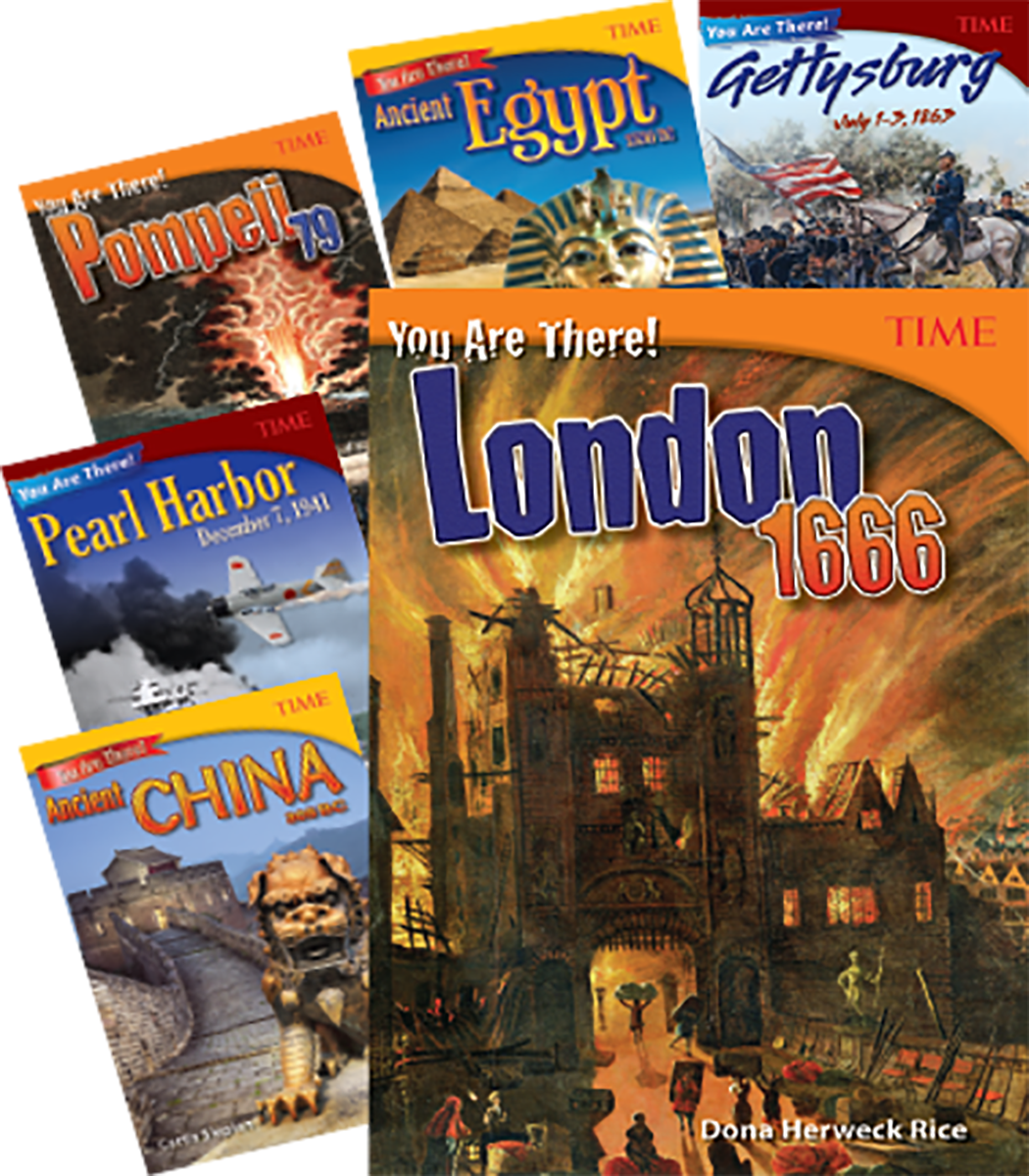 TIME® Grades 6-8: You Are There! 9-Book Set