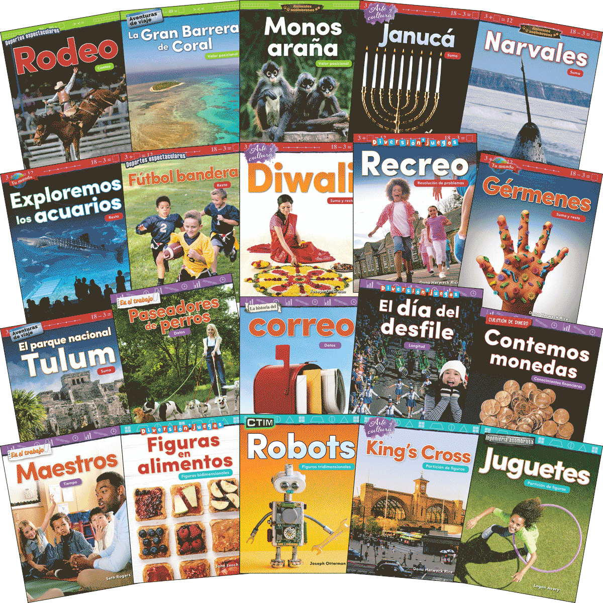 Mathematics Readers: Grade 1 Add-on Pack (Spanish)