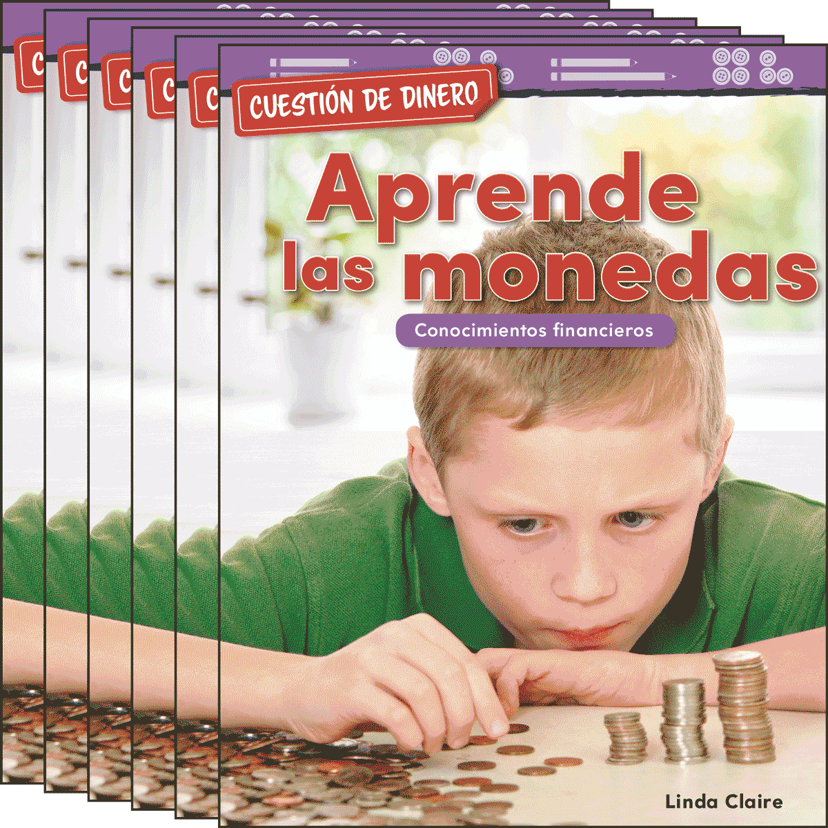 Cuestión de dinero: Aprende las monedas: Conocimientos financieros 6-Pack
