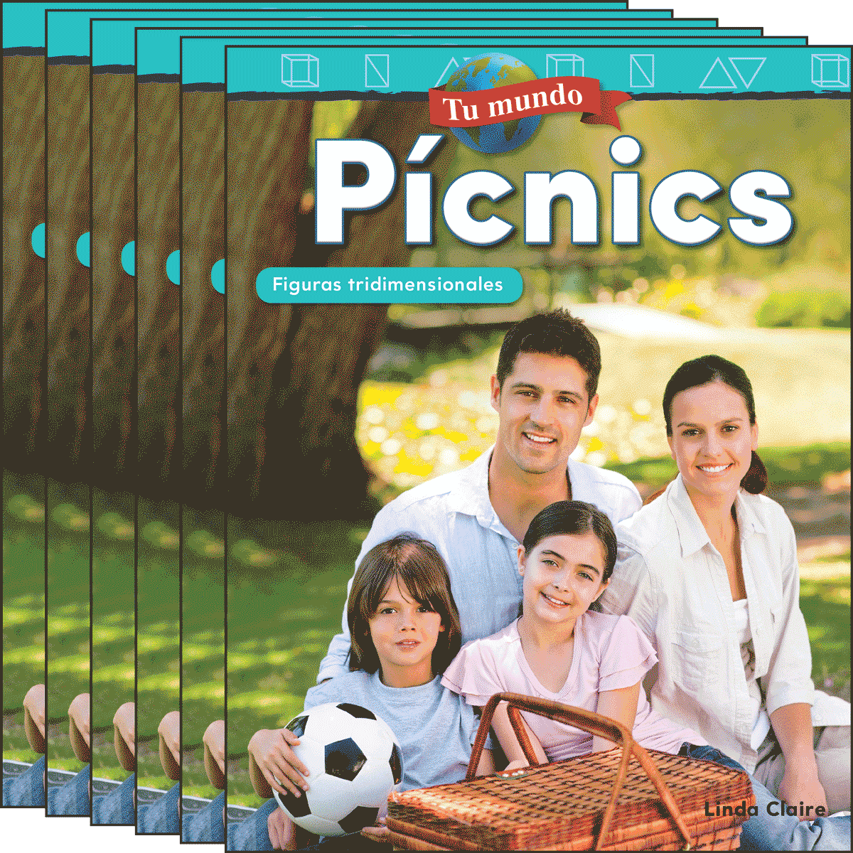 Tu mundo: Picnics: Figuras tridimensionales 6-Pack
