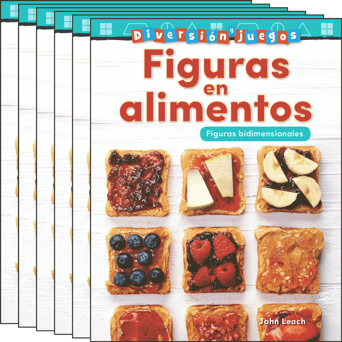 Diversión y juegos: Figuras en alimentos: Figuras bidimensionales 6-Pack