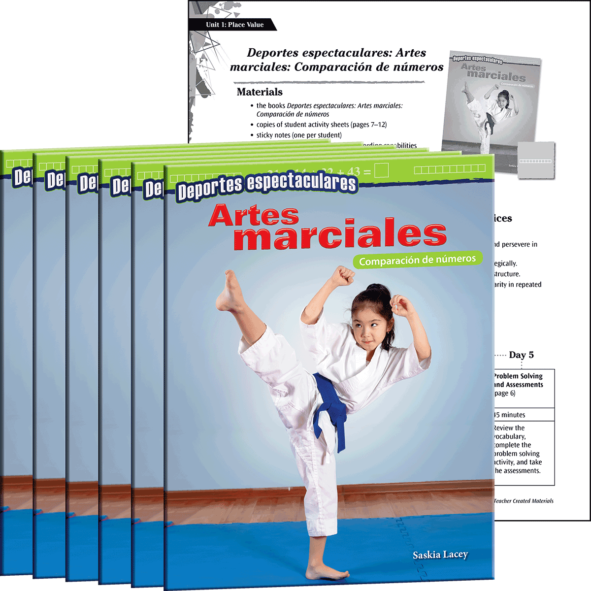Deportes espectaculares: Artes marciales: Comparación de números 6-Pack