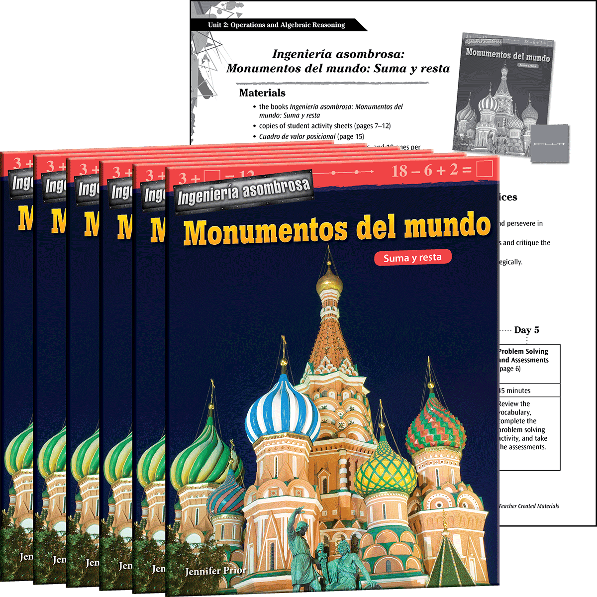 Ingeniería asombrosa: Monumentos del mundo: Suma y resta 6-Pack