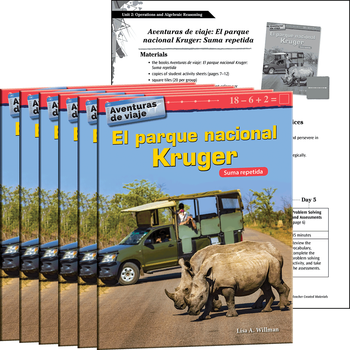 Aventuras de viaje: El parque nacional Kruger: Suma repetida 6-Pack