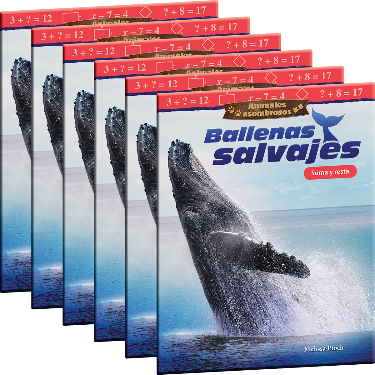 Animales asombrosos: Ballenas salvajes: Suma y resta 6-Pack