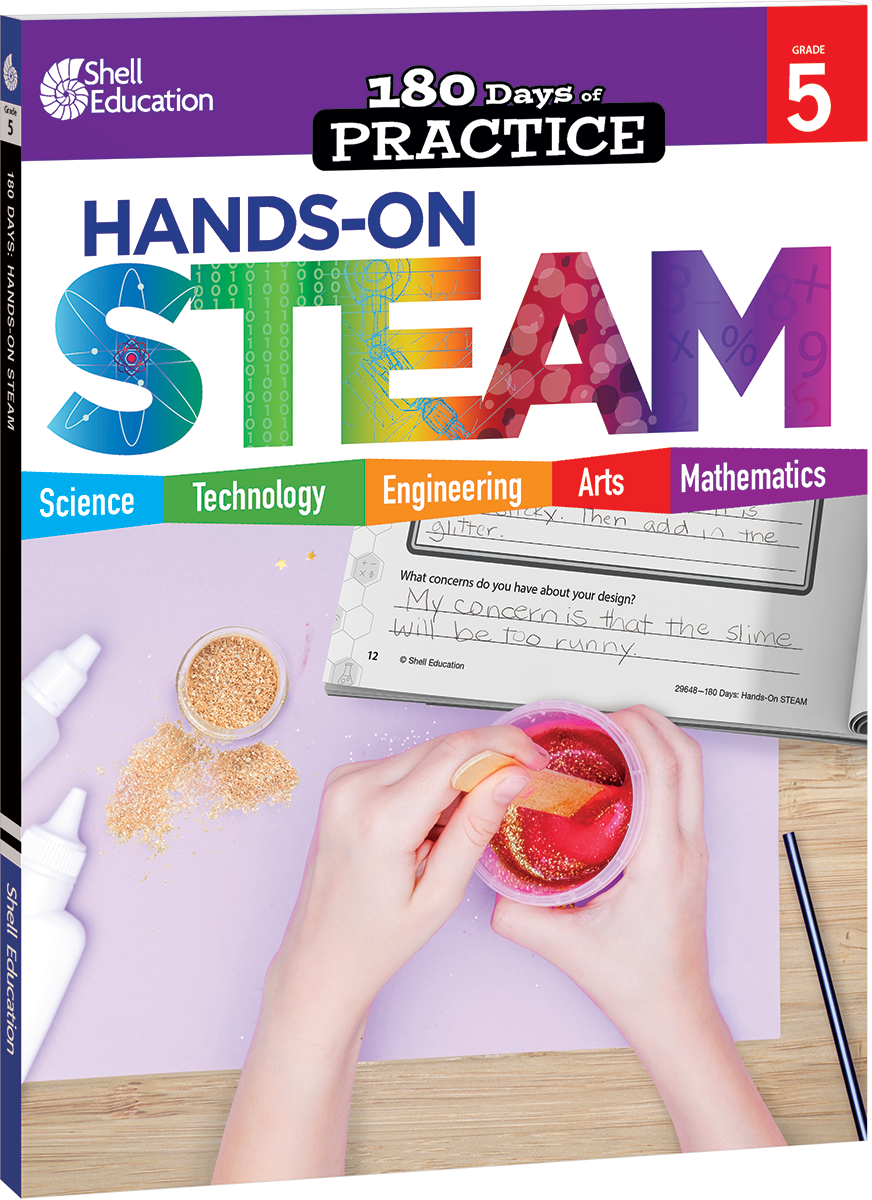 180 Days™: Hands-On STEAM for Grade 5 ebook
